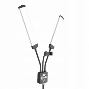 Podwójna Giętka Lampa Led Kosmetyczna Fotograficzna Video 40w + Pilot / M46 / Czarny 10