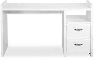 Biurko dziecięce AMELIA 145cm białe LITTLE SKY 4