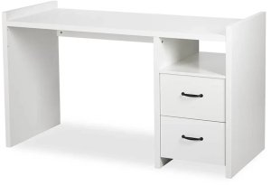 Biurko dziecięce AMELIA 145cm białe LITTLE SKY 6