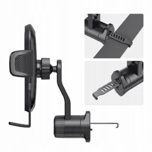 Uchwyt samochodowy na kratkę Tech-Protect V8 Universal Vent Car Mount Black 6
