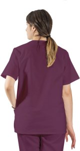 Visent Bluza medyczna ELASTYCZNA stretch - śliwka chirurgiczna damska K80 STR XXL 12