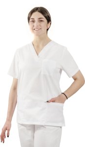 Visent Bluza medyczna ELASTYCZNA stretch - śliwka chirurgiczna damska K80 STR XXL 3