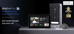 Wideodomofon WiFi EZVIZ HP7 PRO 4K,Weryfikacja twarzy, Zdalne otwieranie, Detekcja ruchu 16