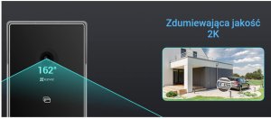 Wideodomofon WiFi EZVIZ HP7 PRO 4K,Weryfikacja twarzy, Zdalne otwieranie, Detekcja ruchu 5