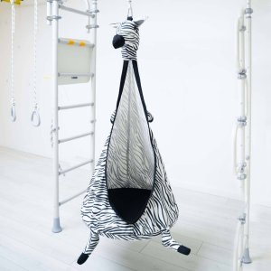 Huśtawka kokon Zebra do pokoju i ogrodu 50kg | komfort i styl 2