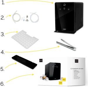 Kostkarka do lodu Yoer IM04BK 16