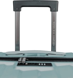 Duża walizka SwissBags Diamond cut 76 cm metaliczny niebieski 9