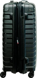 Średnia walizka SwissBags Diamond cut 67 cm metaliczny czarny 5