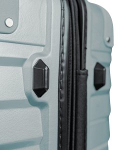 Średnia walizka SwissBags Diamond cut 67 cm metaliczny niebieski 11