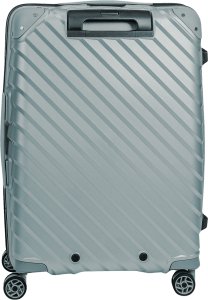 Średnia walizka SwissBags Diamond cut 67 cm metaliczny niebieski 4