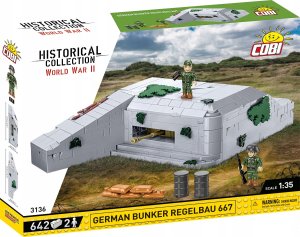 Cobi Klocki Niemiecki Bunker Regulacyjny 667 642 klocki 2