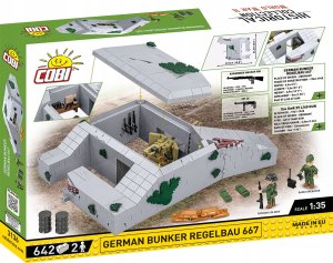 Cobi Klocki Niemiecki Bunker Regulacyjny 667 642 klocki 3