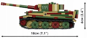 Cobi Klocki Czołg Pz.Kpfw. VI Tiger Ausf.E 6