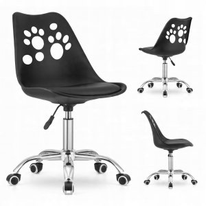 Krzesło obrotowe PRINT - czarne 6