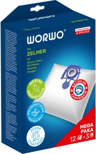 12x Worki do odkurzacza ZELMER Odyssey Meteor 2 Antek ELF 2 3 Clarris Cobra 2