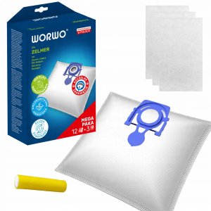 12x Worki do odkurzacza ZELMER Odyssey Meteor 2 Antek ELF 2 3 Clarris Cobra 7