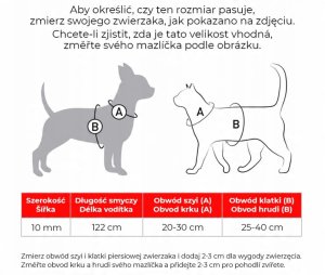 Collar WauDog Nylon Szelki se smyczą nylonowe anatomiczne w kształcie litery H, z QR-paszportem, plastikowy fastex, wzór AWOKADO NA RÓŻU, rozmiar XS 2