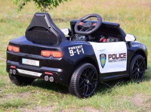 SAMOCHÓD POLICYJNY PROTECT NA AKUMULATOR, MEGAFON, KOGUTY, JAKOSĆ/XMX-629 EDUKAMP 13
