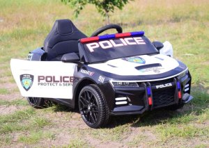 SAMOCHÓD POLICYJNY PROTECT NA AKUMULATOR, MEGAFON, KOGUTY, JAKOSĆ/XMX-629 EDUKAMP 14