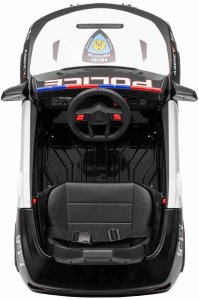 SAMOCHÓD POLICYJNY PROTECT NA AKUMULATOR, MEGAFON, KOGUTY, JAKOSĆ/XMX-629 EDUKAMP 18