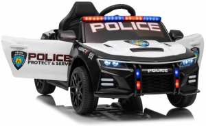 SAMOCHÓD POLICYJNY PROTECT NA AKUMULATOR, MEGAFON, KOGUTY, JAKOSĆ/XMX-629 EDUKAMP 2