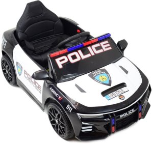 SAMOCHÓD POLICYJNY PROTECT NA AKUMULATOR, MEGAFON, KOGUTY, JAKOSĆ/XMX-629 EDUKAMP 4