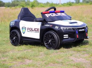 SAMOCHÓD POLICYJNY PROTECT NA AKUMULATOR, MEGAFON, KOGUTY, JAKOSĆ/XMX-629 EDUKAMP 8