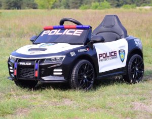 SAMOCHÓD POLICYJNY PROTECT NA AKUMULATOR, MEGAFON, KOGUTY, JAKOSĆ/XMX-629 EDUKAMP 9