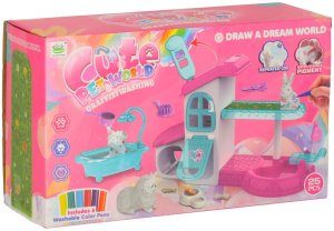 Hotel dla zwierząt domek spa dla psa kota zwierzątka akcesoria 26 elementów Kik Sp. z o. o. Sp. k. 16