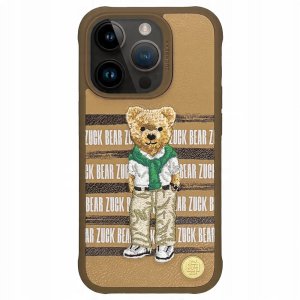 ZUCK BEAR futerał SAN FRANCISCO FORTUNE do IPHONE 15 Pro Max golden state bear 1