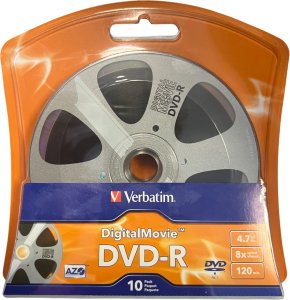 Verbatim 4.7GB 8x Digital Movie DVD-R, 10szt. Blister 1