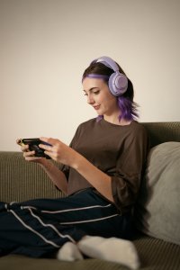 Steelseries Arctis Nova 3X Zestaw słuchawkowy Bezprzewodowy Opaska na głowę Muzyka/dzień powszedni Bluetooth Lawenda 12