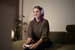 Steelseries Arctis Nova 3X Zestaw słuchawkowy Bezprzewodowy Opaska na głowę Muzyka/dzień powszedni Bluetooth Lawenda 10