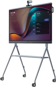 Yealink MeetingBoard Pro Interaktywny płaski panel 2,18 m (86") LCD Wi-Fi 400 cd/m² 4K Ultra HD Czarny Ekran dotykowy Procesor wbudowany Android 2