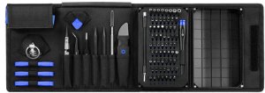 iFixit EU145307 - Įrankių rinkinys - Universalus - Atidarymo kirtiklis,Atsuktuvas,Spudger,Siurbtukas,Pincetas - Juodas,Mėlyna,Pilkas,Nerūdijantis plienas,Permatomas,Baltas - Plokščias,Apsauginis Torx,Veržliaraktis,Torx -3 pincetai 1