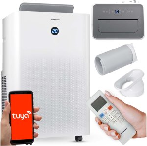 Klimatyzator przenośny 14000 BTU osuszacz grzanie WiFi 37l/24h Berdsen BD-583 1