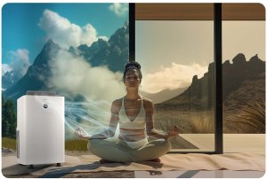 Klimatyzator przenośny 14000 BTU osuszacz grzanie WiFi 37l/24h Berdsen BD-583 13