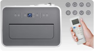 Klimatyzator przenośny 14000 BTU osuszacz grzanie WiFi 37l/24h Berdsen BD-583 15