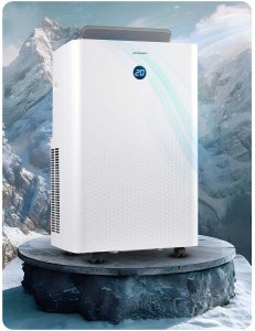 Klimatyzator przenośny 14000 BTU osuszacz grzanie WiFi 37l/24h Berdsen BD-583 4