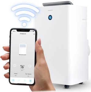 Klimatyzator przenośny 14000 BTU osuszacz grzanie WiFi 37l/24h Berdsen BD-583 5