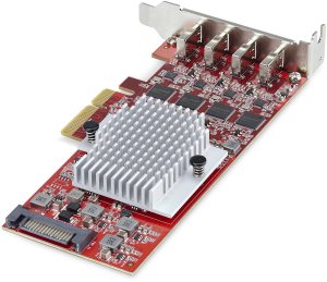 STARTECH.COM 4-Port USB-C 10Gbps PCIe Karte 4x Separate USB 3.2 Kontroller PCI Express 3.0 Niedrigprofil Bugel TAA 2