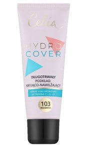 CELIA Hydro Cover Długotrwały podkład kryjąco-nawilżający 103 Brzoskwinia 30 ml 1