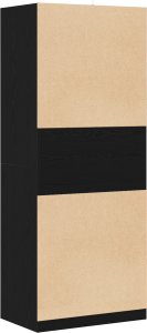 vidaXL Szafa z Dębu Czarnego 80 x 50 x 200 cm 2
