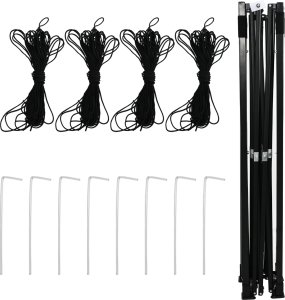 vidaXL Zielony Tunel Ogrodowy ze Składanym Stelażem - 410x280x315 cm - Stal 3