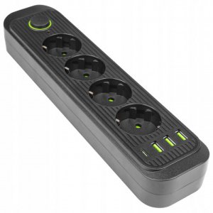 Przedłużacz Modi 4x230V 3xUSB-A 1xUSB-C 2500W 3
