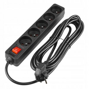 Przedłużacz Silo 5 gniazd z ochroną 16A 3
