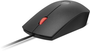 Mysz Lenovo - Mysz - optyczna - 3 Tasten - przewodowa - USB - czarny, czerwony 2