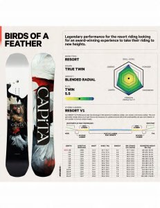 Deska snowboardowa Capita Birds of a Feather 140cm 3