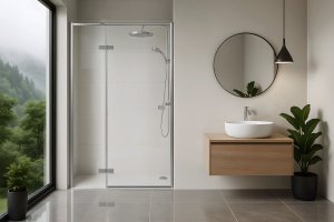 Drzwi prysznicowe Rea Atlas 80 Chrome 1