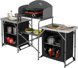 NC3042 SKŁADANA SZAFKA TURYSTYCZNA KUCHENNA Z OSŁONĄ NILS CAMP 2